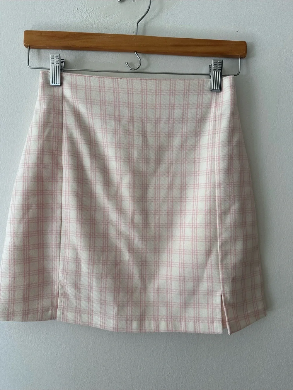 Brandy Melville Skirt Bundle pink/purple/ blue plaid mini cotton one size